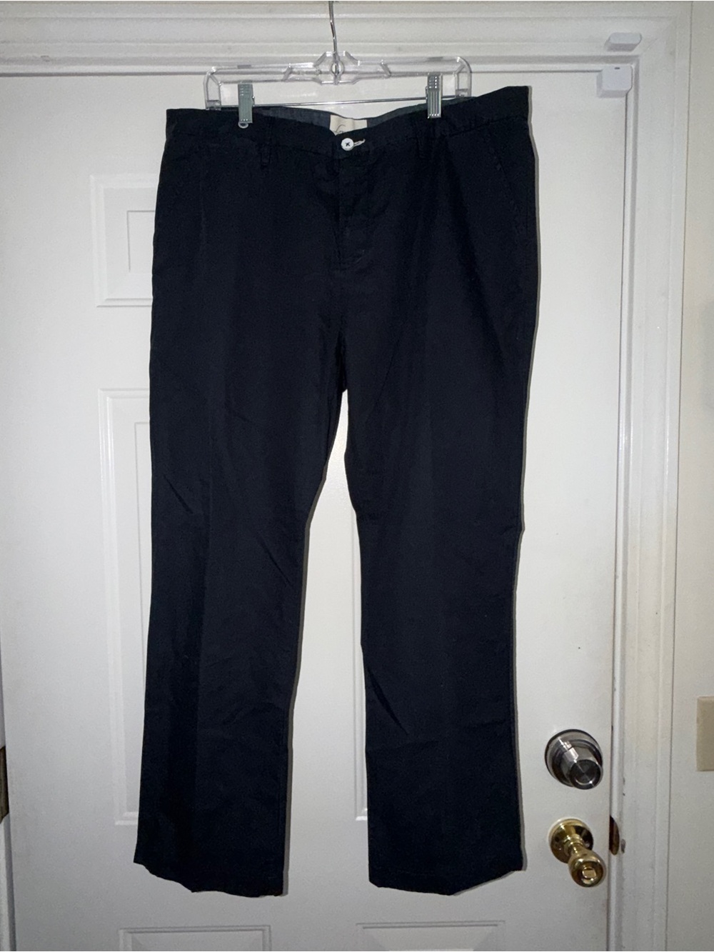 LOOMSTATE Men's Classic Organic Cotton Straight Fit Navy Pants. 40x29.5
